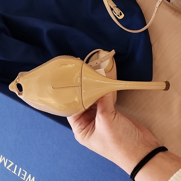 Stuart Weitzman Nudistsong Adobe Aniline (7) with box and dust bag. - Picture 5 of 10